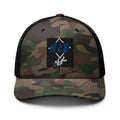 Nowhere2be N2B Spaceman Camouflage trucker hat