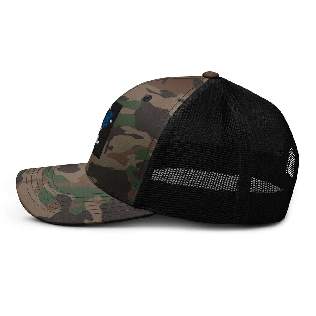 Nowhere2be N2B Spaceman Camouflage trucker hat