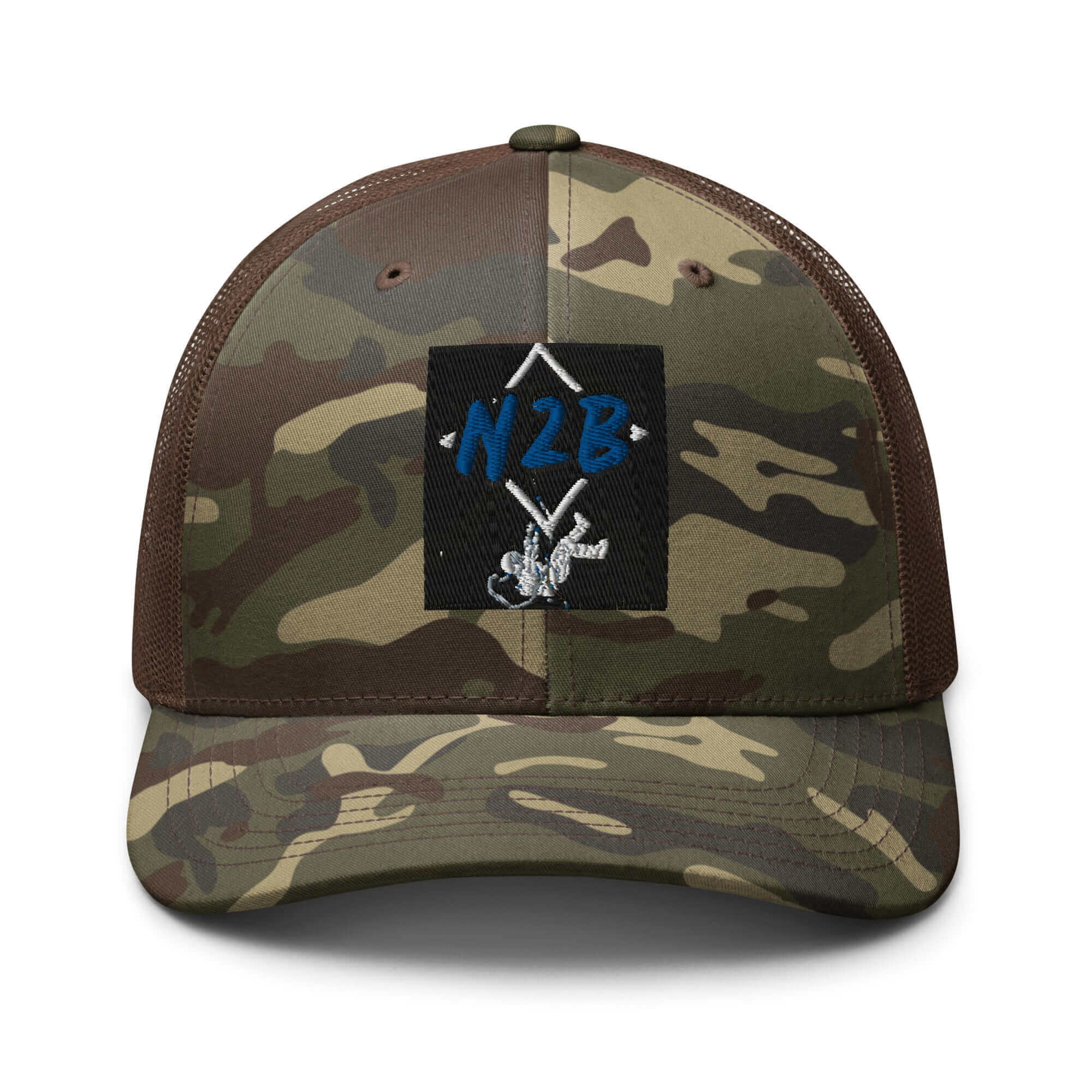 Nowhere2be N2B Spaceman Camouflage trucker hat