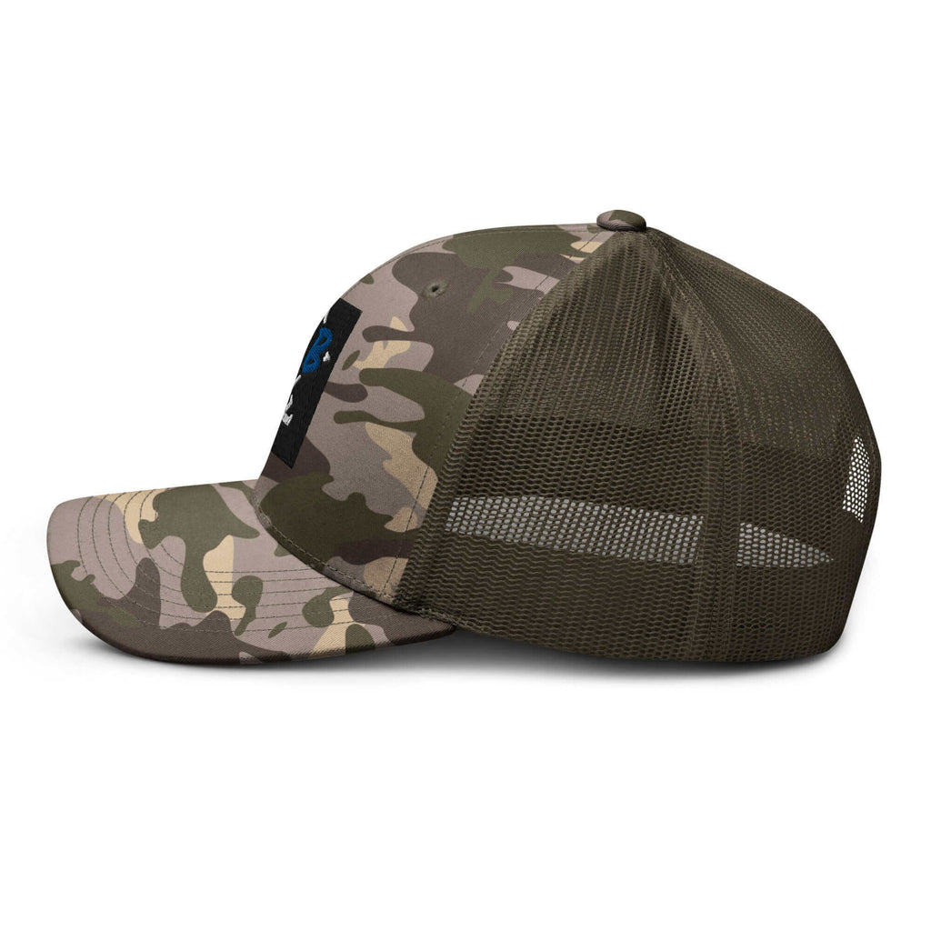 Nowhere2be N2B Spaceman Camouflage trucker hat