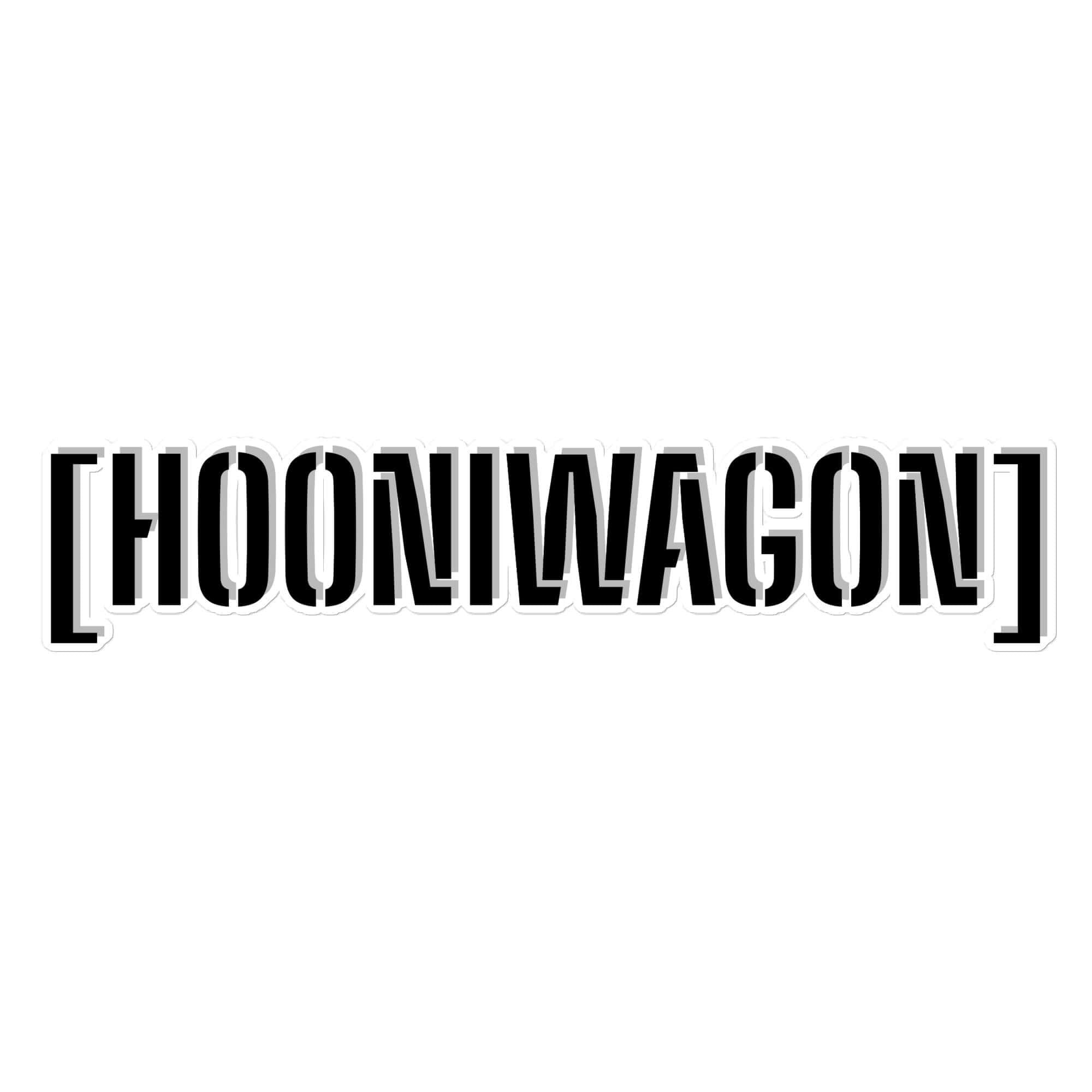Hooniwagon Bubble-free stickers