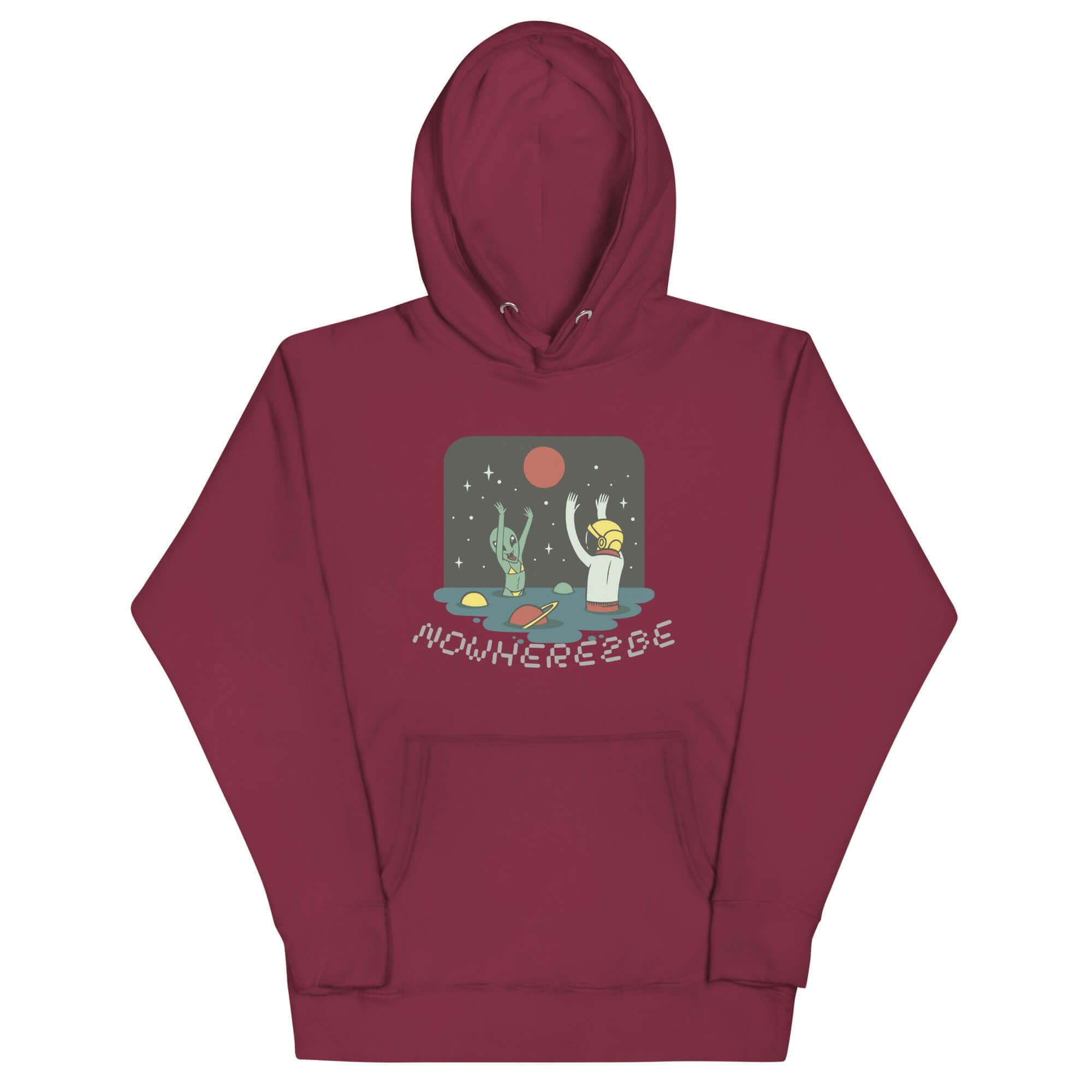 Nowhere2be Alien Party Unisex Hoodie